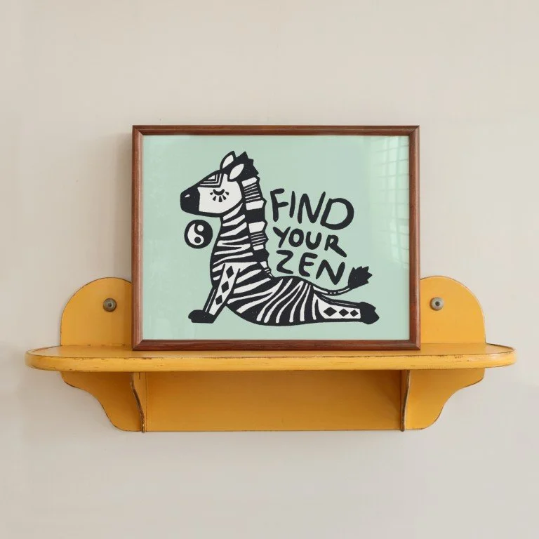 絵画 Zebrappy Zebra Photo Framed Art 25 x 3 x 18 inches Safari Artist